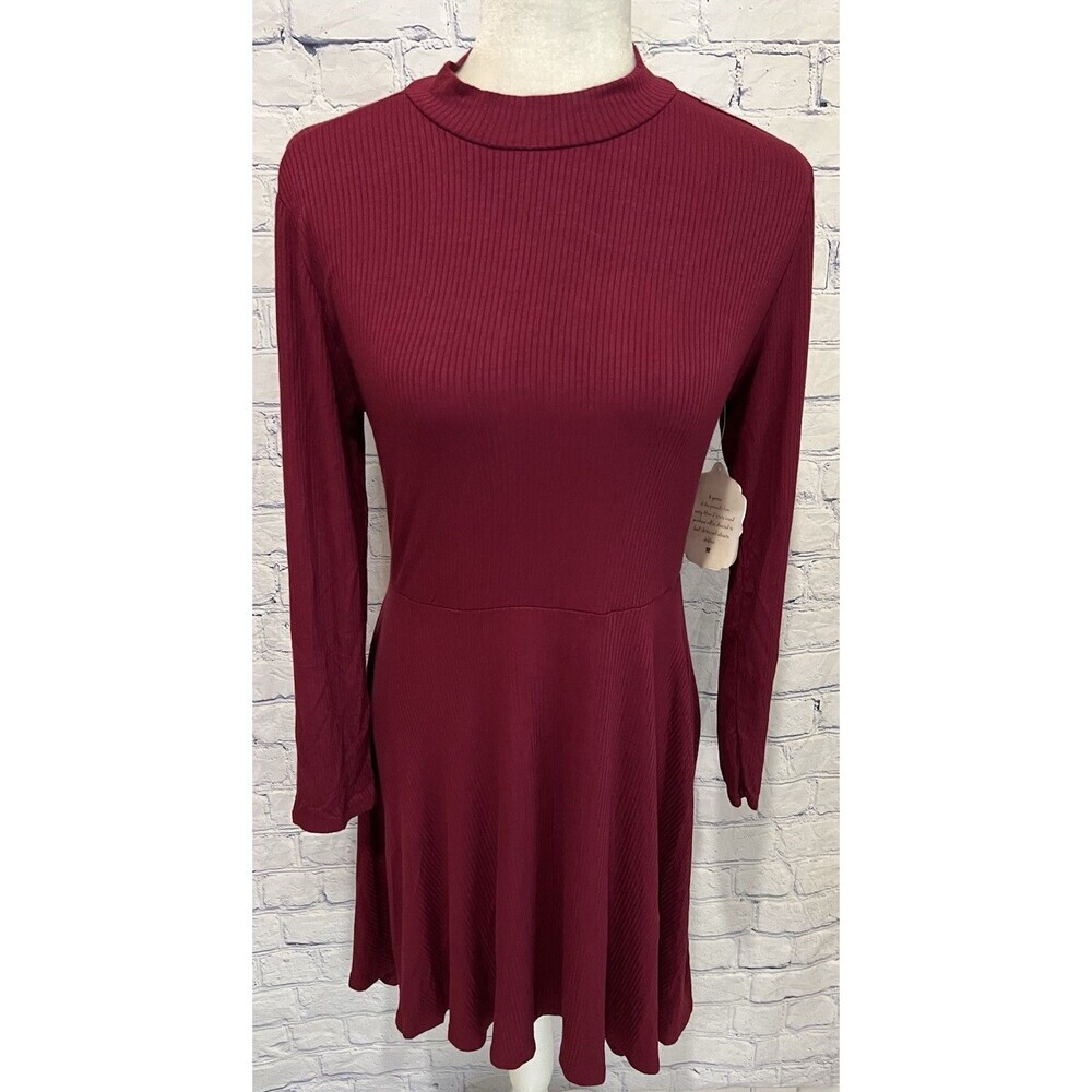 Altar'd State Long Sleeve Mini Dress Open Back Size Medium NWT $70